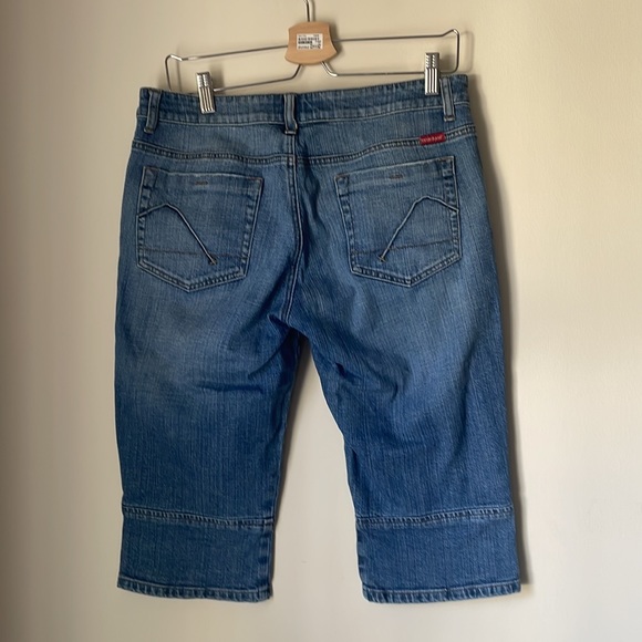 Guess capris y2k vintage size 30 jeans 2023 trend 2000s retro blue - Picture 4 of 5